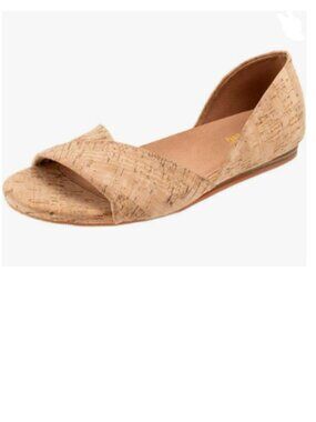 Maiyang Natural Cork Open Toe Soft Insole Slip on Flat Sandals Comfortable Shoes